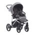 BEBETTO Bresso Premium Silver + Cybex Aton B2 i-Size