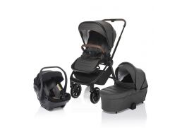 ZOPA Move Cross  + vanička XL + autosedačka XS Plus i-Size Travel Set rocky grey/black 2022