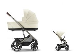 CYBEX Balios S Lux + Cot S Lux Set seashell beige 2023