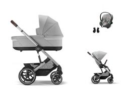 CYBEX Balios S Lux + Cot S Lux Travel Set Aton S2 i-Size lava grey 2023