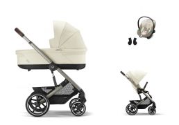 CYBEX Balios S Lux + Cot S Lux Travel Set Aton S2 i-Size seashell beige 2023