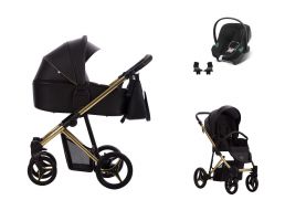 BEBETTO Flavio Premium Gold + Cybex Aton B2 i-Size 02 2023