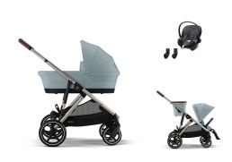 CYBEX Gazelle S + Gazelle S Cot S Travel Set Aton S2 i-Size sky blue 2023