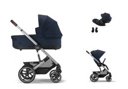 CYBEX Balios S Lux + Cot S Lux Travel Set Cloud G Plus i-Size ocean blue 2023