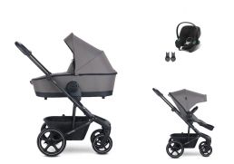 EASYWALKER Harvey5 Set Lite + Aton B2 i-Size pebble grey 2023