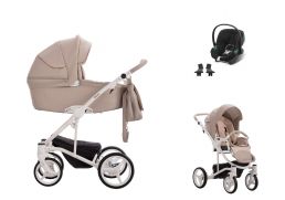 BEBETTO Torino Pro + Cybex Aton B2 i-Size 01/white 2024