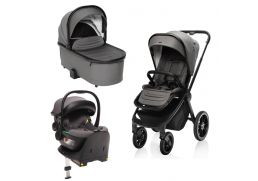 ZOPA Move Cross 3 + vanička XL + autosedačka XM Plus i-Size + Isofix Travel Set tornado grey 2024