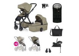 PETITE&MARS Icon Air XXL + Cybex Aton B2 + Base One mossy green 2024