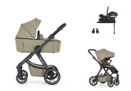 PETITE&MARS Icon RWS Lite + Cybex Aton B2 + Base One mossy green 2024