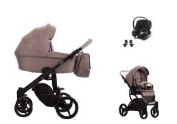 BEBETTO Luca New + Cybex Aton B2 i-Size 37 latte 2024