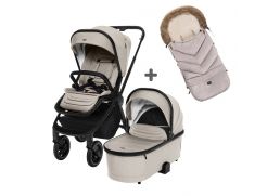 ZOPA Move Cross 3 + vanička XL Set + fusak Fluffy ivory beige 2025